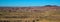 Arizona mountain eroded landscape, Petrified Forest National Wilderness Area and Painted Desert