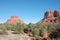 Arizona pair of ancient stone monuments