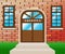 Arizona Property Door Shows Real Estate Broker In Az 3d Illustration