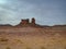 Arizona rock formation in the desert