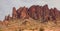 Arizona Rock Formations and Desert Brush