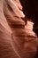 Arizona`s Antelope Canyon Walls Towering Above