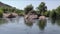 Arizona, Salt River, A pan across the Salt River looking downstream at the water flow