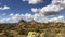 Arizona Scottsdale Desert landscape Pinnacle Peak Mountain.