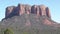 Arizona, Sedona, A close up view of Courthouse Butte in east Sedona
