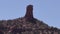 Arizona, Sedona, A view of the Chimney Rock formation in Sedona