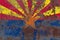 Arizona state grunge flag, United States of America