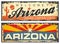 Arizona state retro souvenir sign