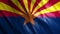 Arizona State (USA) Flag Animation with Seamless Loop