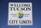 Arizona, Tucson, USA, April 11, 2015, Welcome to Tucson Arizona, City Limits,