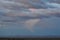 Arizona Vermillion Cliffs Sunset with spiral cloud