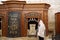 ark holding the Torah scrolls at the Western Wall