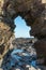 Ark rock formation Pointe du Payre, France