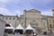Arles, 9th september: Historic Buildings from Place de la Republique Square in Arles, France