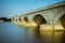 Arlington Memorial Bridge Leading To The Lincoln Memorial.