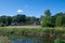 Arlington Row Cottages in Bibury Gloucestershire the Cotswolds with stream