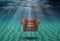 Arm chair underwater