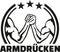 Arm wrestling german emblem