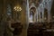 Armagh, Ireland del norte - 27 september 2019: Patrick\\\'s Cathedral Armagh. Interior of the cathedral during a religious service