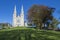 Armagh, Ireland del norte - 27 september 2019: St. Patrick\\\'s Cathedral Armagh . Outside view of the cathedral on a clear day