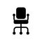 Armchair office icon vector. isolated