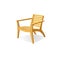 Armchairs with teak wood furniture