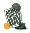Armed Forces Day icon EPS 10 vector