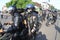 Armed police stan guard in Terrorist reconstruction