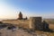 Armenia, Ararat valley, Khor Virap monastery near the border with Turkey