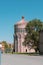 Armenia, Echmiadzin, September 2021. The modern church of the Holy Archangels in the monastery complex.