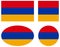 Armenia flag - country in the South Caucasus