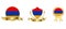 Armenia Flag icon . web icon set . icons collection flat. Simple vector illustration.