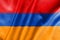 Armenia Flag Rippled Effect Illustration