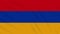 Armenia flag waving cloth background, loop