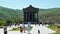 Armenia,Garni- 2017,June 12. Beautiful ancient armenian temple Garni and tourists