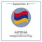 Armenia Independence Day, September 21