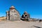 Armenia, Lake Sevan, September 2021. View of the Sevanavank monastery.