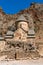 Armenia, Noravank, September 2022. Old temple and monastery walls.