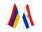 Armenia and Paraguay flags