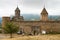 Armenia, Tatev, September 2022. View of the walls of the old Armenian monastery.