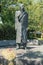 Armenia, Yerevan, September 2021. Monument to the American novelist and playwright of Armenian origin William Saroyan.