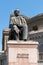 Armenia, Yerevan, September 2021. Statue of Hovhannes Tumanyan on Freedom Square.