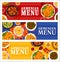 Armenian cuisine meals, dishes horizontal banners