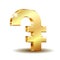 Armenian dram currency symbol, Gold money sign vector illustration