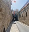Armenian quarter street in Jerisalem Old city