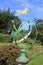 Armillary sundial, kitchen garden at Kellie Castle