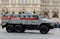 Armored car `Ural-VV` of the troops of the National Guard during the rehearsal of the Victory Day parade on Red Square