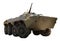 Armored fighting vehicle isolated. Military machinery