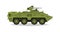 Armored infantry vehicle. Exploration, inspection, optical review, armor, protection, gun, ammo. Equipment for the war. The attack