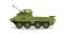 Armored infantry vehicle. Exploration, inspection, optical review, armor, protection, gun, ammo. Equipment for the war. The attack